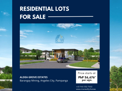 Residential Lots for Sale in Aldea Grove Estates