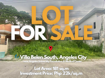 Residential Lot for Sale in Angeles City